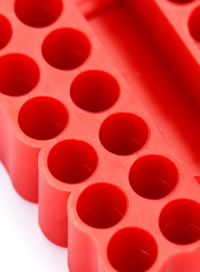 QWORK Screw Bit Holder Storage Box, 4 Pack 33 Hole Hex Bit Holder Rack - Image 5