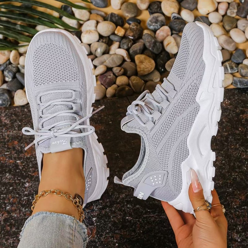 Women's Breathable Mesh Casual Sneakers - Image 3