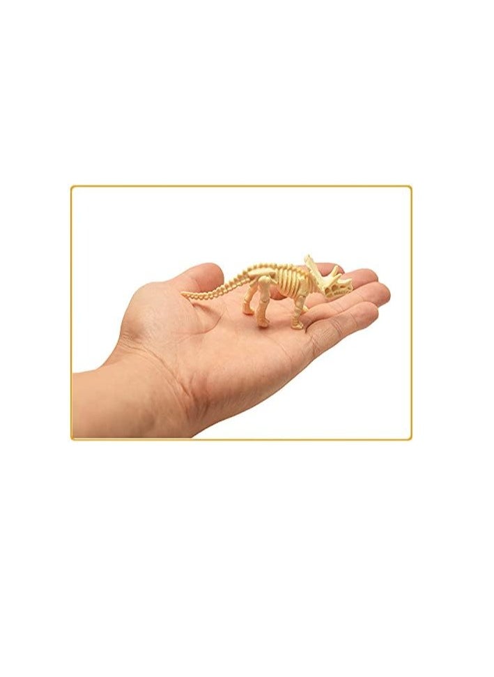 RATSAW 12Pcs Dinosaur Fossil Skeleton Assorted Dino Bones for Science Play Dino Sand Dig Party Favor Decorations and Stocking Stuffer  - Image 5