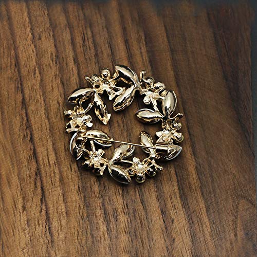 CUFTS Colours Crystal Brooch Pins Rhinestone Brooches Jewelry Gift for Women Girls (Colour Brooch 2) - Image 3