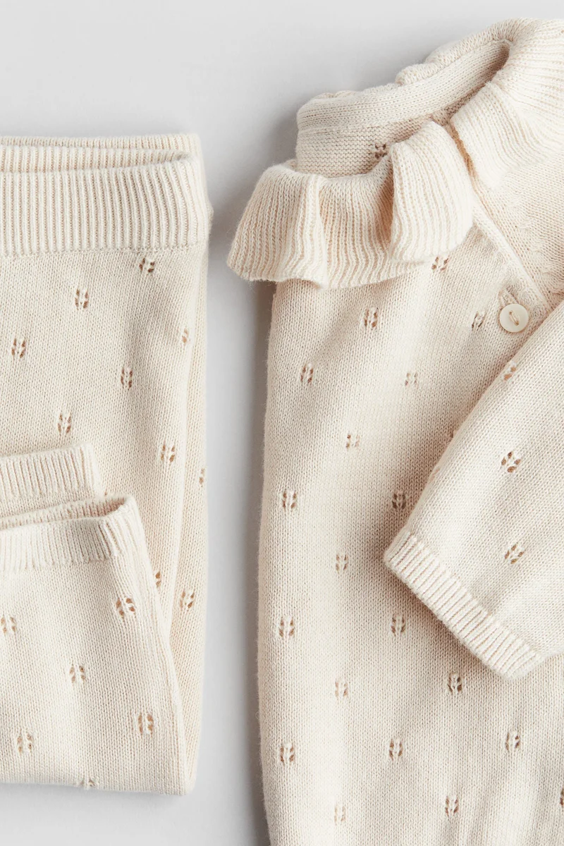 اتش اند ام طقم قطني من قطعتين