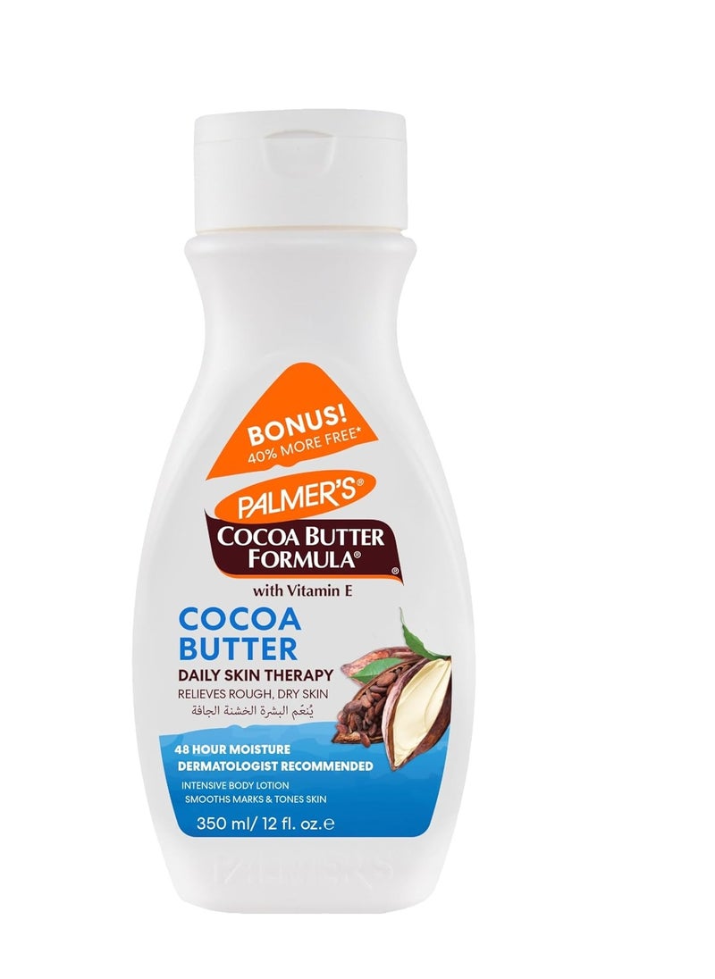 PALMER'S Palmer's Cocoa Butter Formula Daily Skin Therapy Cocoa Butter Body Lotion for Dry Skin, Hand & Body Moisturizer, Flip Cap Bottle, 8.5 Oz (Pack of 1)  - Image 1