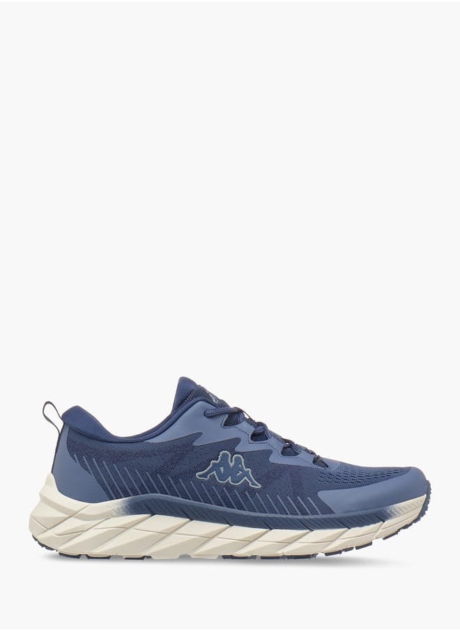 Kappa Men's Logo Print Sports Shoes with Lace-Up Closure  - Image 3