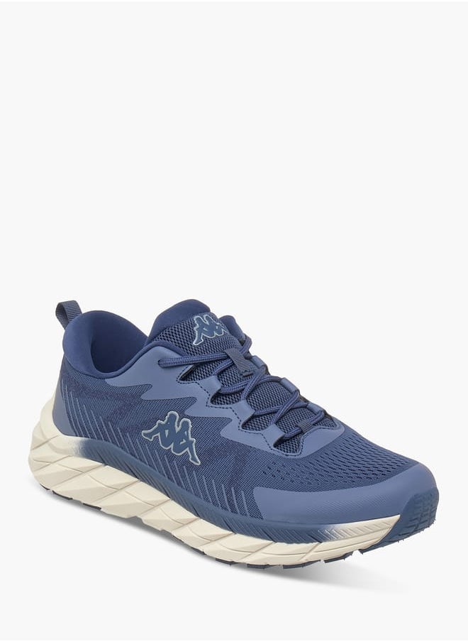 Kappa Men's Logo Print Sports Shoes with Lace-Up Closure  - Image 2