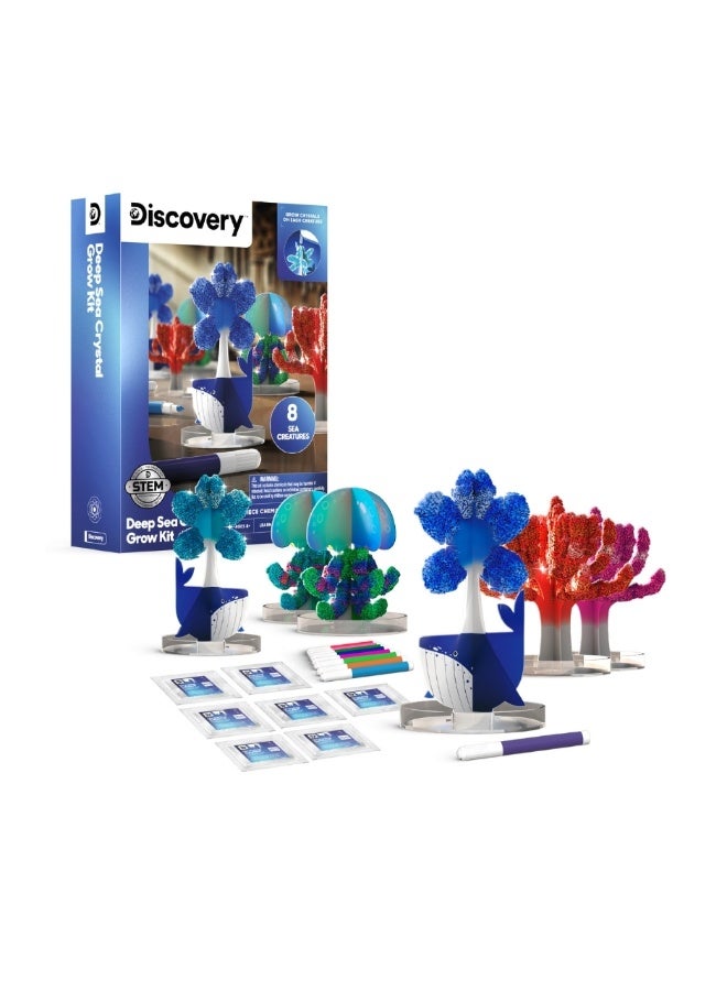 ديسكفري Discovery™ #MINDBLOWN Crystal Sea Creations 32-Piece Chemistry Kit STEM Science Lab Toy for Kids - Image 1