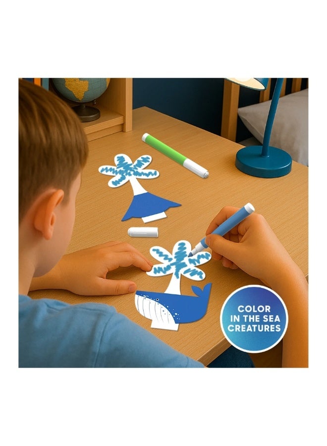 ديسكفري Discovery™ #MINDBLOWN Crystal Sea Creations 32-Piece Chemistry Kit STEM Science Lab Toy for Kids - Image 4