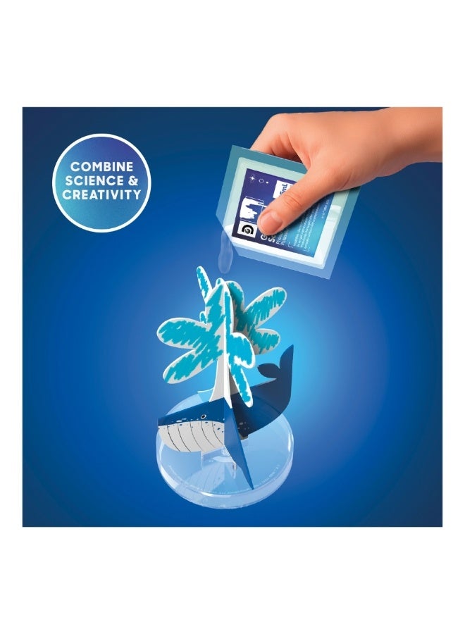 ديسكفري Discovery™ #MINDBLOWN Crystal Sea Creations 32-Piece Chemistry Kit STEM Science Lab Toy for Kids - Image 5