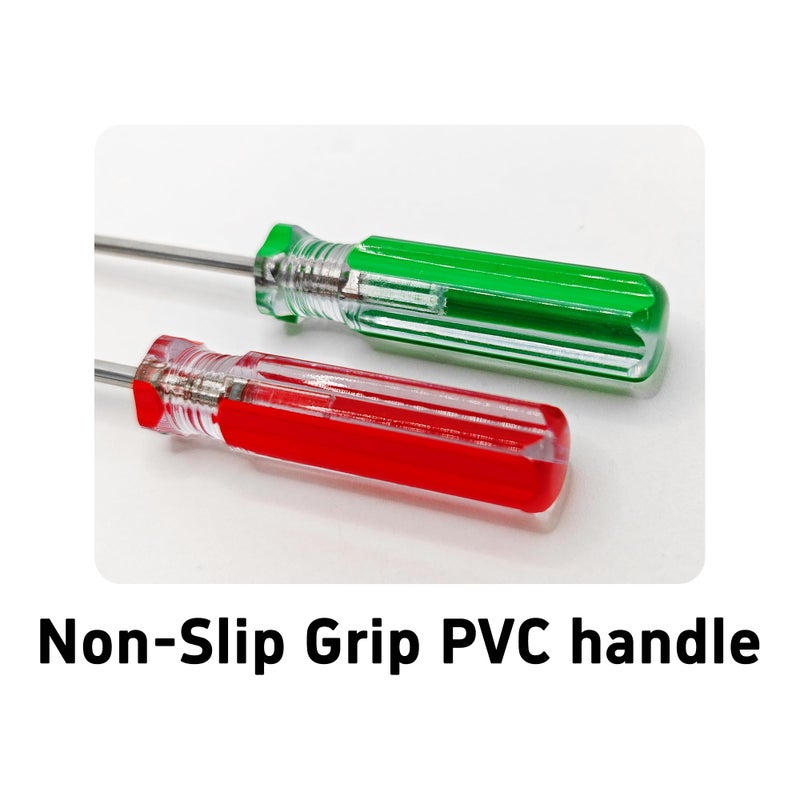 AUXBC 4Pcs 3mm Magnetic Screwdriver Set, Phillips and Slotted Head Tips with 3 inch Steel Shaft, Professional Hand Tools for Computer Electronics Home Repair - Image 5