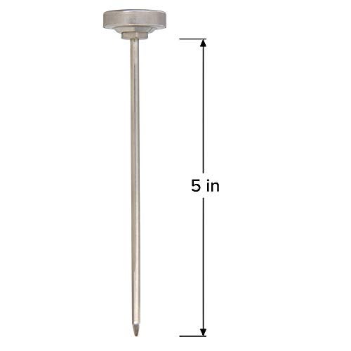 REOTEMP K79-7 Pocket Thermometer, Waterproof, 5" Stem, 1" Dial (-10 to 110 Celsius) - Image 3
