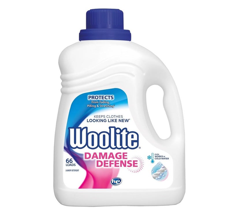 Woolite Damage Defense Liquid Laundry Detergent Light Fresh Scent 66 Loads 100 Fl Oz