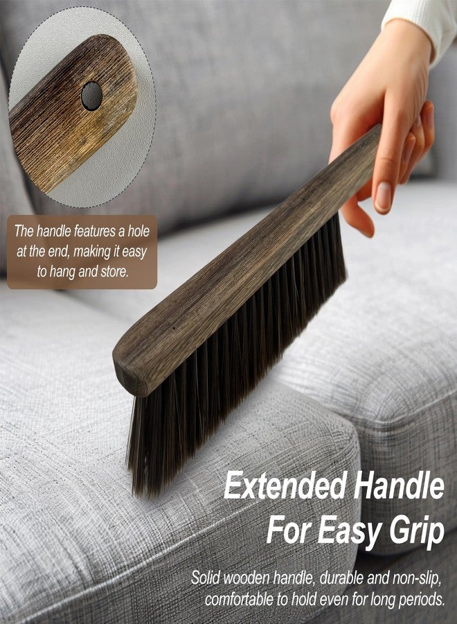 Zoolinn Wood Dusting Brush, Handheld Soft Bristle Cleaning Broom for Furniture, Car, Couch, Bed, Clothes, and More - Image 5