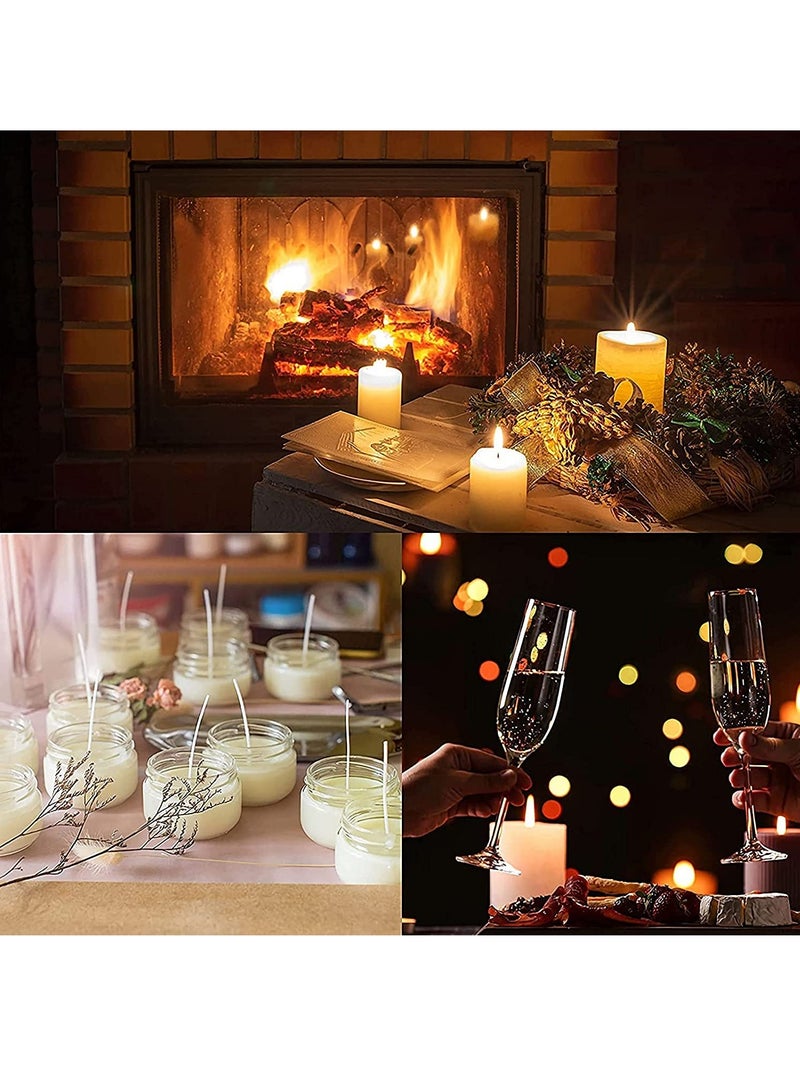 SOLARAE 150 Cotton Candle Wicks - 10cm/15cm/20cm Low Smoke Natural Wicks for Candle Making and DIY Projects, Perfect for Crafting Beautiful Candles. - Image 5