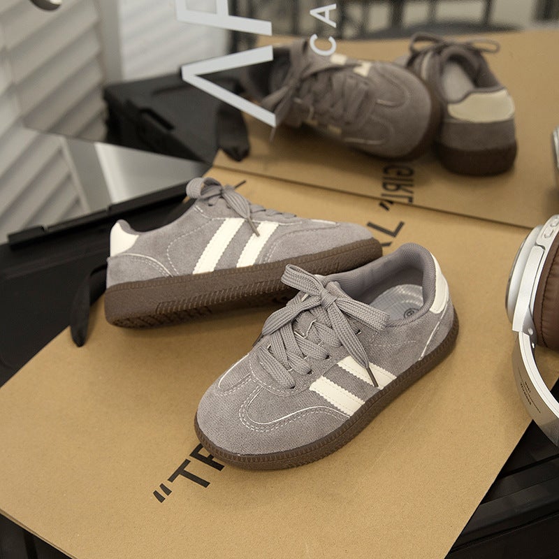 2025 Children'S Board Shoes New Boys' Soft Sole Sneaker Casual Shoes Middle And Big Children'S Girls' German Training Shoes - Image 4