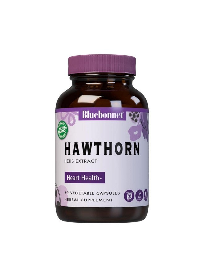 BlueBonnet Hawthorn Herb Extract Supplement, 60 Count