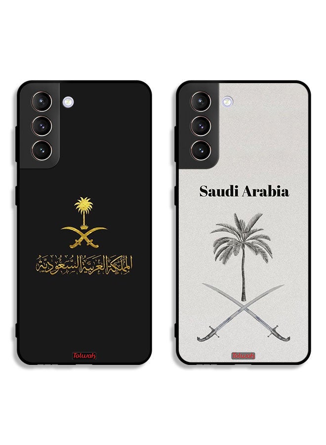 Tolwak حالتان لجهاز سامسونج جالكسي S21 5G أغطية واقية علامة المملكة - Image 1