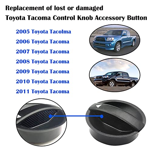 TEMI Heater Control Knob - Compatible with 2005-2011 Toyota Tacoma - Replace 55900-04020 55900-04030 758695 655-51820A - Heater Temperature HVAC Fan Control Knob - Image 5