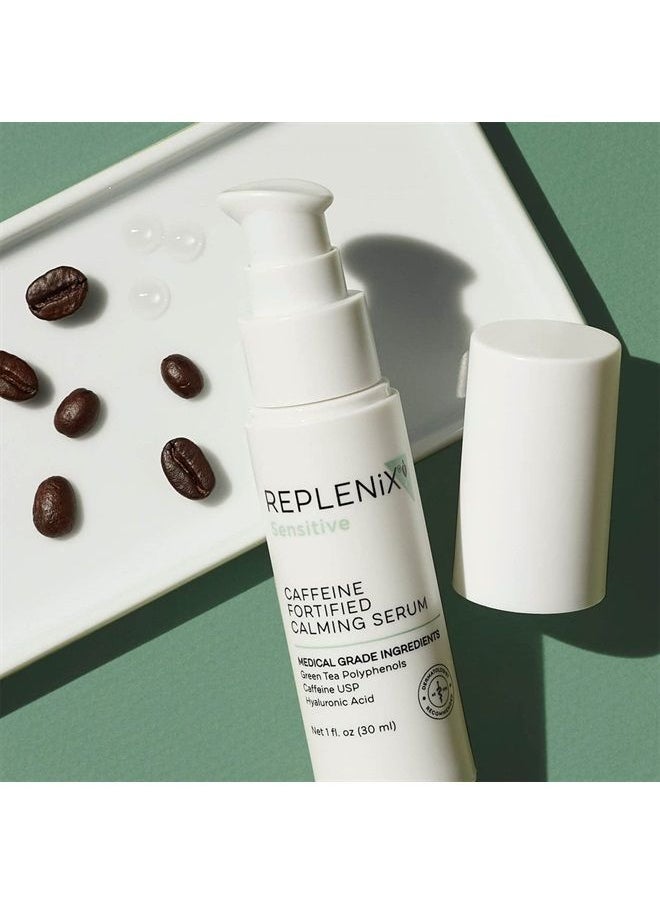 Replenix Caffeine Fortified Calming Serum - Medical Grade Skin Treatment with Hyaluronic Acid for Sensitive Skin, Calming, Reduces Redness, 1 Fl Oz  - Image 5