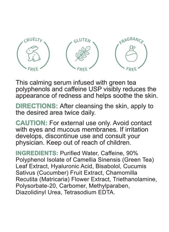 Replenix Caffeine Fortified Calming Serum - Medical Grade Skin Treatment with Hyaluronic Acid for Sensitive Skin, Calming, Reduces Redness, 1 Fl Oz  - Image 2