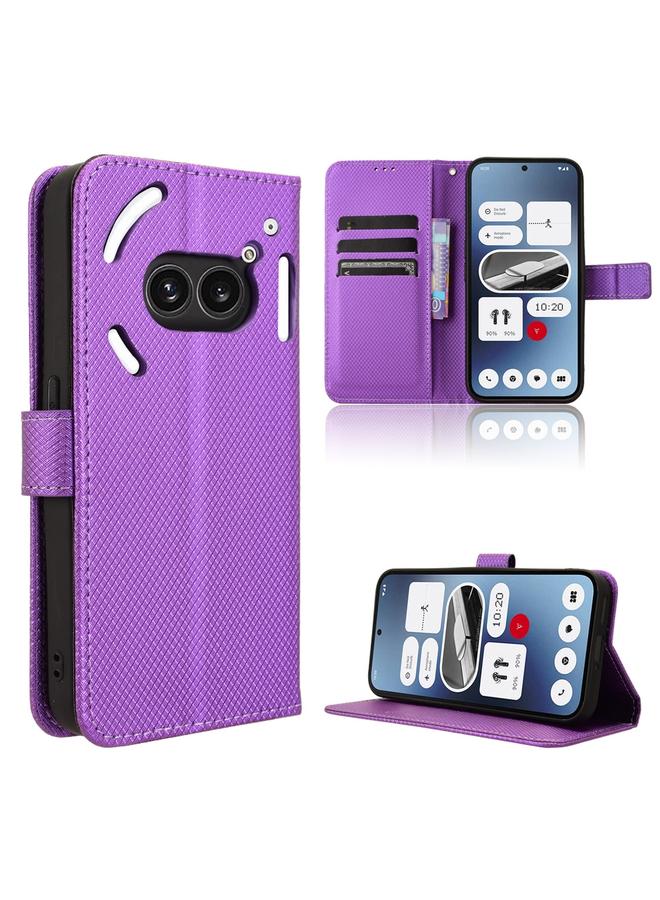 Case For Nothing Phone 2a Diamond Texture Leather Phone Case