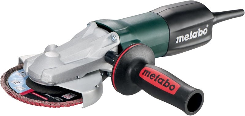 Metabo مطرقة زاوية متابو WEF9125 رأس مسطح 412 بوصة 5 بوصة أخضر وأسود - Image 1