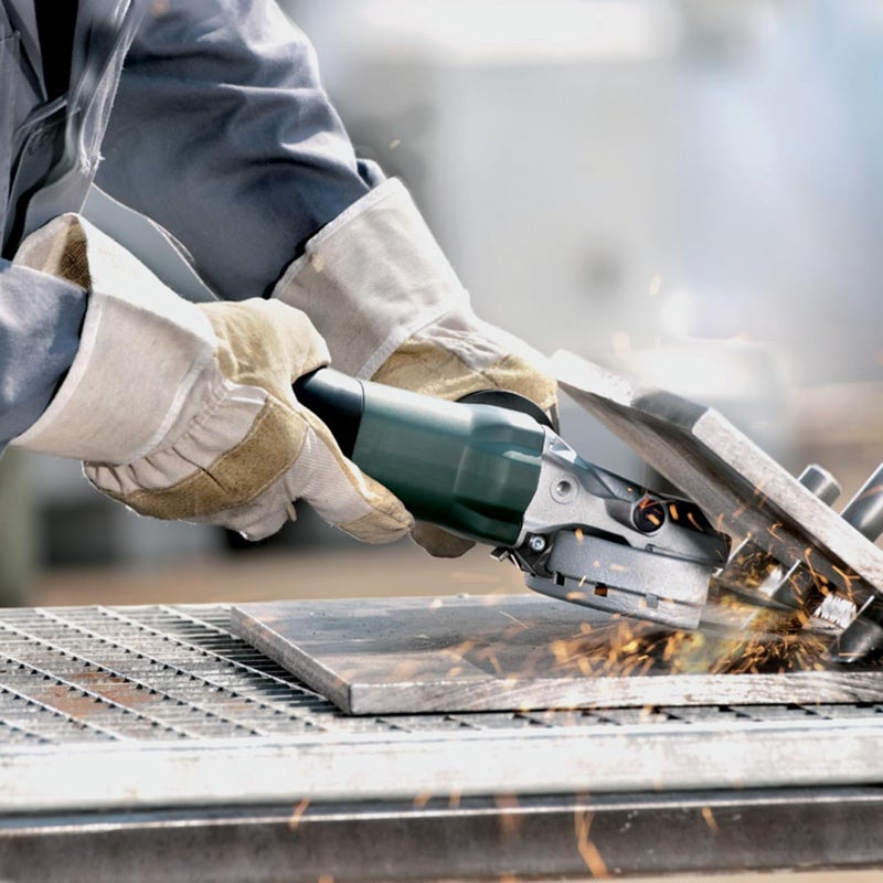 Metabo مطرقة زاوية متابو WEF9125 رأس مسطح 412 بوصة 5 بوصة أخضر وأسود - Image 5