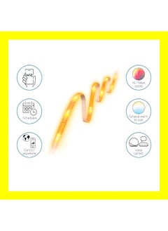 Wiz WiZ 13FT RGB Wi-Fi LED Smart Color Changing Light Strip - Connects to Your Existing 2.4Ghz Wi-Fi - Control with Wiz Connected App - Works with Google Home, Alexa and Siri Shortcuts - No Hub Required  - Image 4