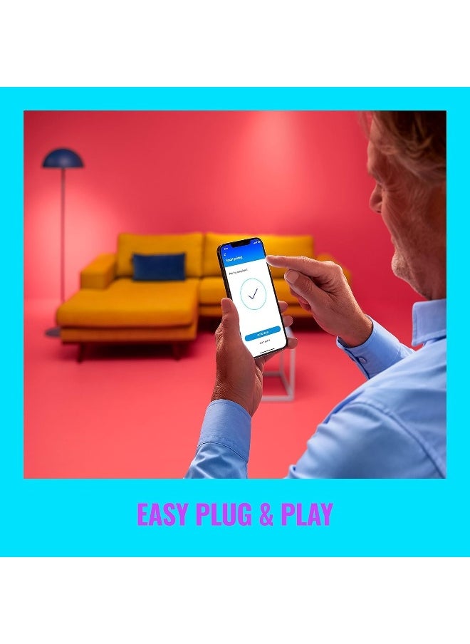 Wiz - WiZ 13FT RGB Wi-Fi LED Smart Color Changing Light Strip - Connects to Your Existing 2.4Ghz Wi-Fi - Control with Wiz Connected App - Works with Google Home, Alexa and Siri Shortcuts - No Hub Required - Image 1
