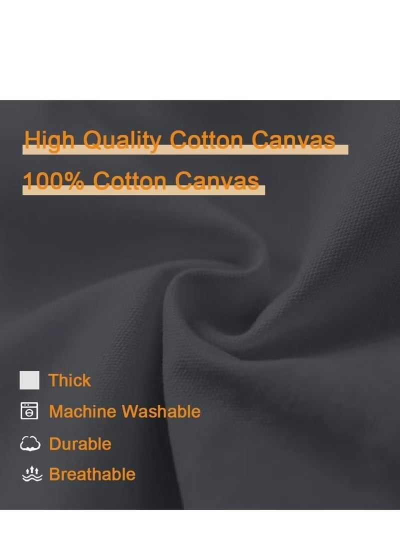 XiuWoo Pet Tents, Portable Folding Canvas Cat Bed Tent with Cushions, Washable, Suitable for Small, Medium and Large Kittens, Indoor Outdoor Travel Camping Exercise, Grey - Image 5