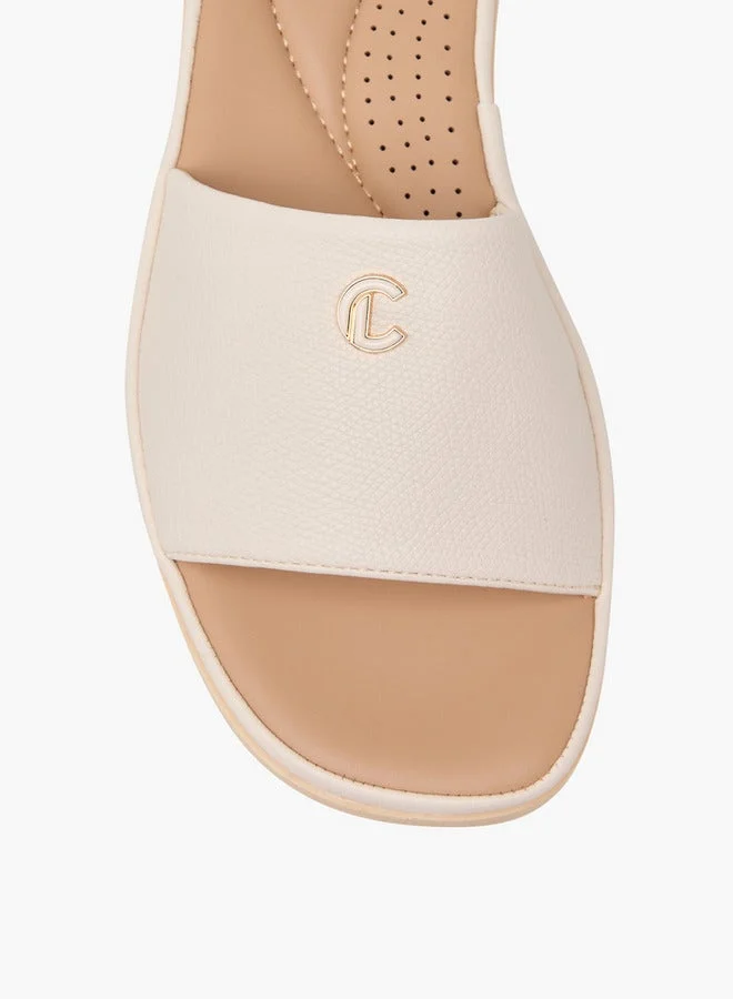 Le Confort  Women Textured Comfort Slide Sandals for Women | Best Price UAE