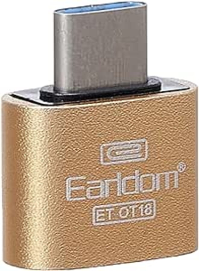 Earldom et-ot18 micro to type-c adapter - gold
