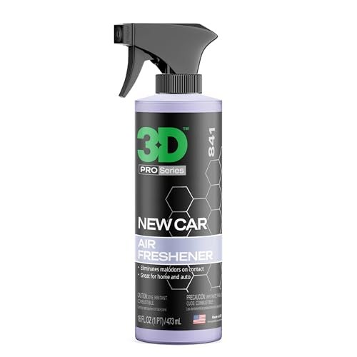 3D New Car Scent Air Freshener  16oz Spray Bottle  LongLasting NonToxic WaterBased Formula with Organic Oils  Safe for Pets People  All Surfaces