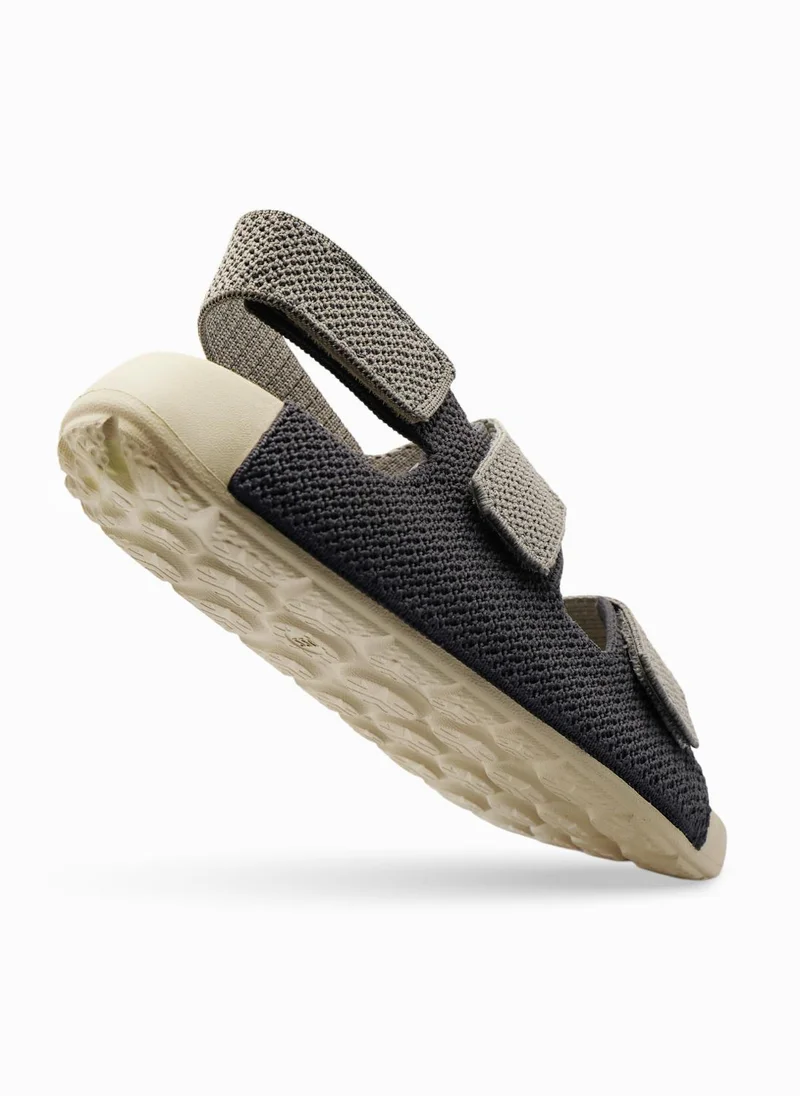 DUOZOULU  AQ Three-Strap Knit Sandal  | Best Price UAE