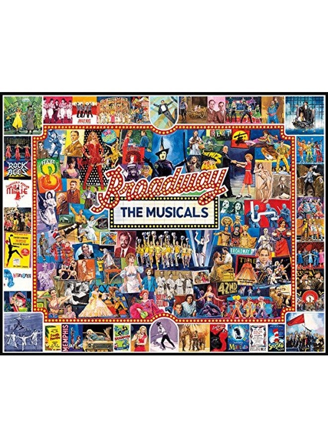 WHITE MOUNTAIN Puzzles Broadway 1000 Piece Jigsaw Puzzle - Image 1