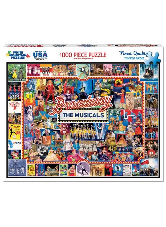 WHITE MOUNTAIN Puzzles Broadway 1000 Piece Jigsaw Puzzle - Image 3