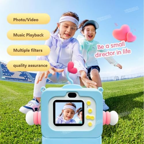 VikriDA Digital HD Video Recording Camera with Robot Shape Silicone Cover | Inbuilt in 5 Games | TFT Color Screen | Support 32GB SD Card Selfie Toys for Kids - Image 4