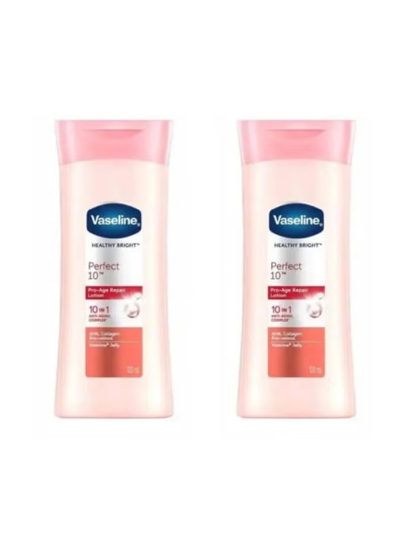 فازلين لوشن هيلثي برايت بيرفكت 10 برو-إيج ريبير 100 مل