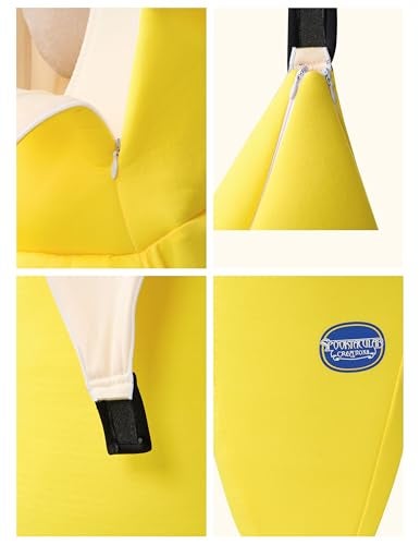 Spooktacular Creations Appealing Banana Costume Adult, Halloween Banana Outfit Suit for Men Halloween Dress Up Parties and Roleplay Cosplay (Large) - Image 5
