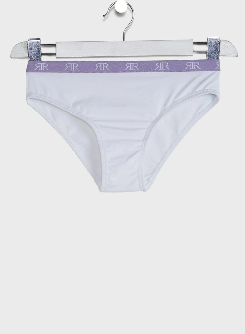 RIVER ISLAND Kids 5 Pack Tie Dye Brief