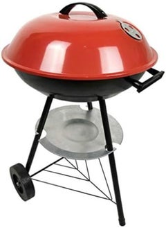 Portable Charcoal Grill 17 Inch Barbecue Grill And Smoker Heat Control Round Bbq Kettle For Outdoor Picnic Patio Backyard Camping (Color : Black)