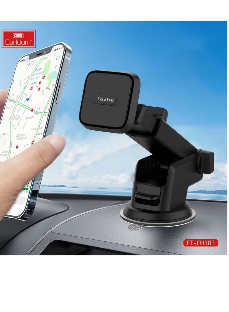Earlodom ET-EH183 Long Car Holder Dashboard Car Magnetic Mount Black - Image 4