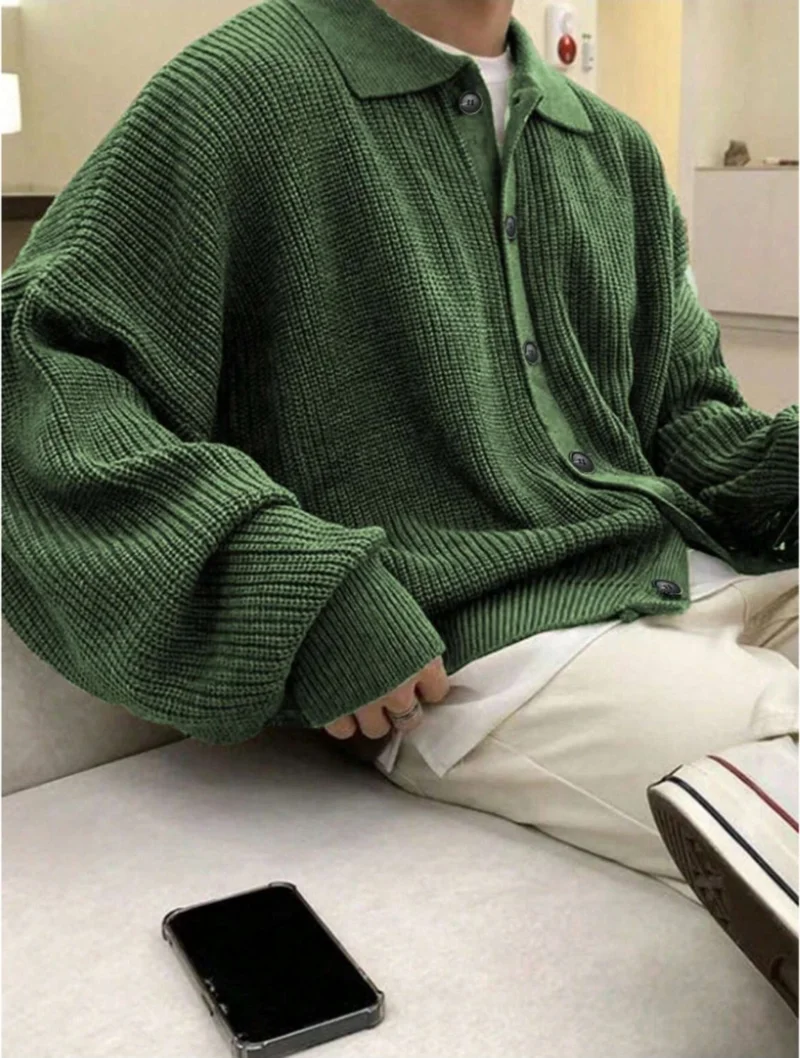 كوول تارز Cool Style Button Detailed Regular Fit Cardigan