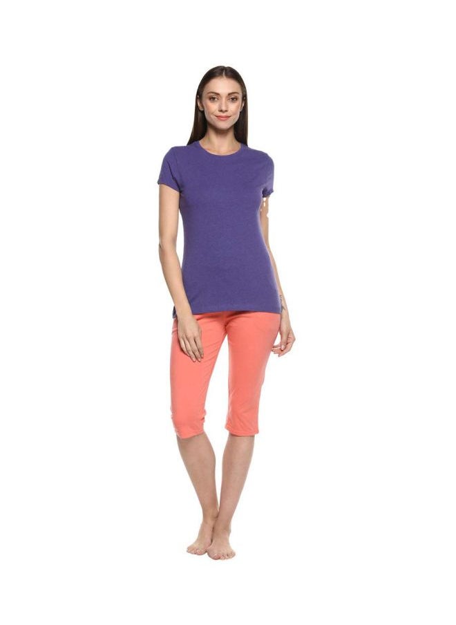 JOCKEY - Jockey 1515 Women Super Combed Cotton Elastane Stretch Regular Fit Solid Round Neck Half Sleeve T Shirt - Image 1