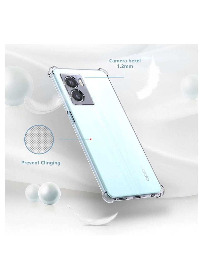 ELTRAZONE Case for OPPO A57 4G Clear Case Cover Soft Flexible Transparent Silicone TPU Back Cover Full Camera Protection with Shockproof Bumper Corner - Image 1