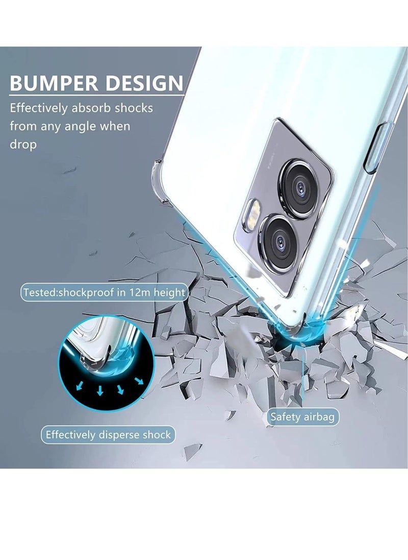 ELTRAZONE Case for OPPO A57 4G Clear Case Cover Soft Flexible Transparent Silicone TPU Back Cover Full Camera Protection with Shockproof Bumper Corner - Image 3