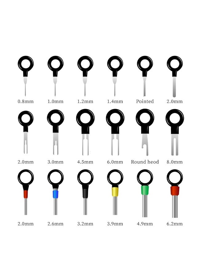 Generic 41Pcs Terminal Removal Tool Kit Electrical Connector Depinning Pin  - Image 3