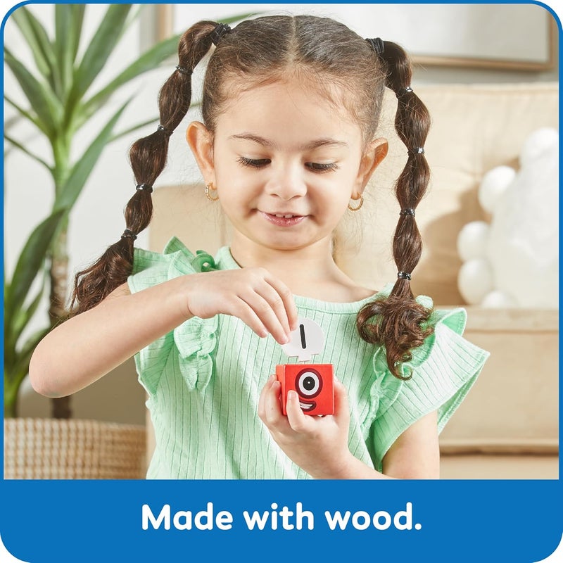 هاند2مايند hand2mind Numberblocks One to Five Wooden Blocks - Image 5