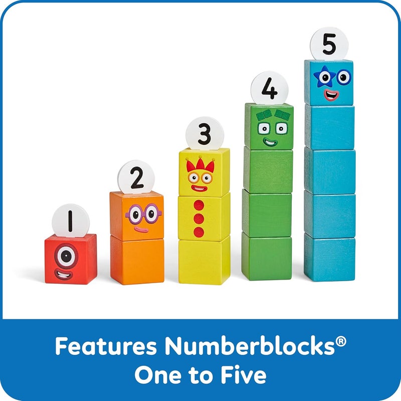 هاند2مايند hand2mind Numberblocks One to Five Wooden Blocks - Image 4