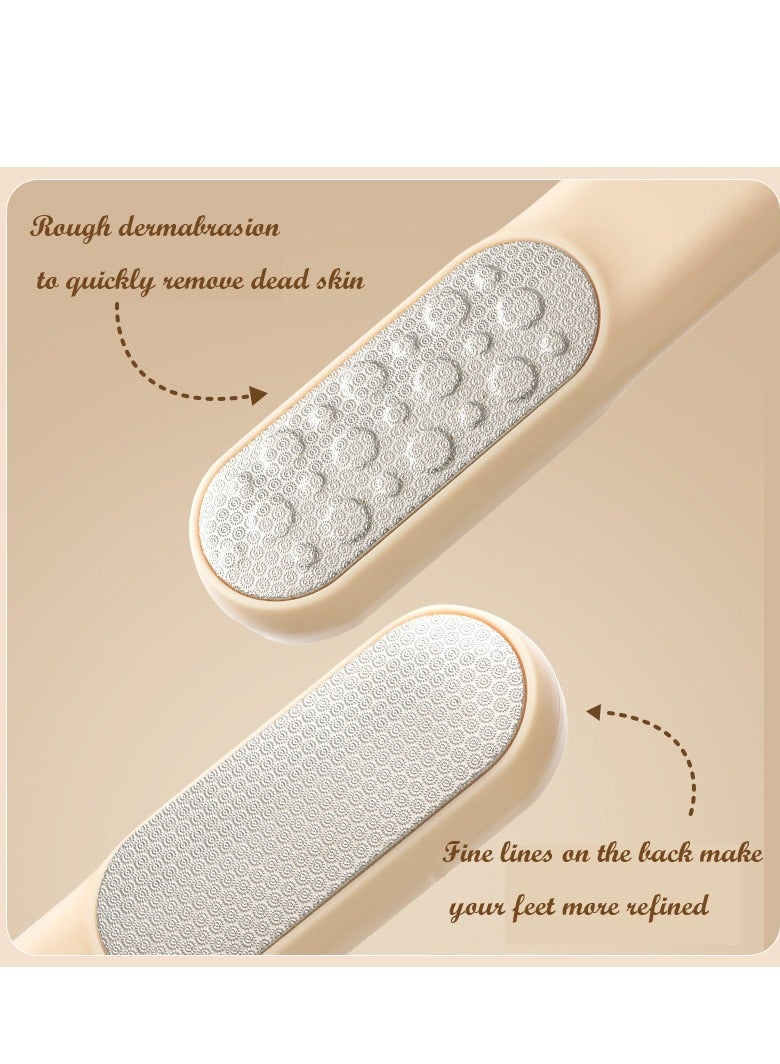 فرشاة تنظيف القدم متعددة الوظائف ، لوح غسيل القدم ، إزالة الجلد الميت فرشاة القدم البرتقالية - Image 4