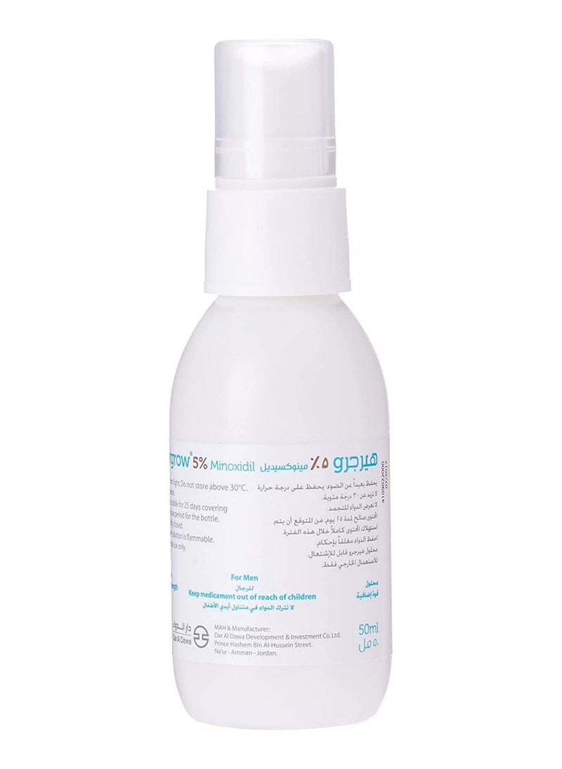 Hairgrow Minoxidil 5% Solution Hair Regrowth Tonic 50ml (12 Pack 12 Month)  - Image 4