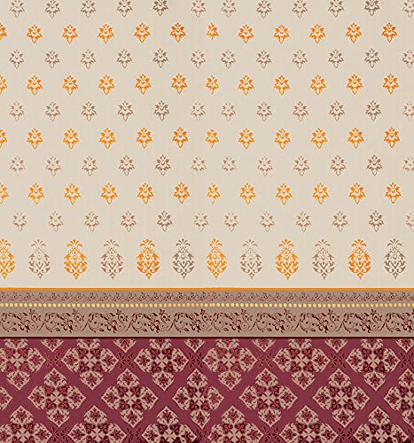 DAKSH 180TC Fitted 100 Cotton Premium Printed Single Size BedSheet Multicolor 36x78 Inches with 1 Pillow Covers - Image 4